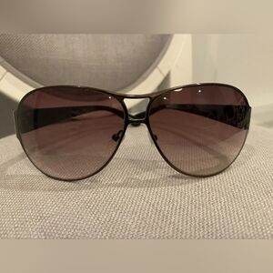 Marc Jacobs Tortoise/Gradient Sunglasses 64-11 Aviator Excellent Pre Owned